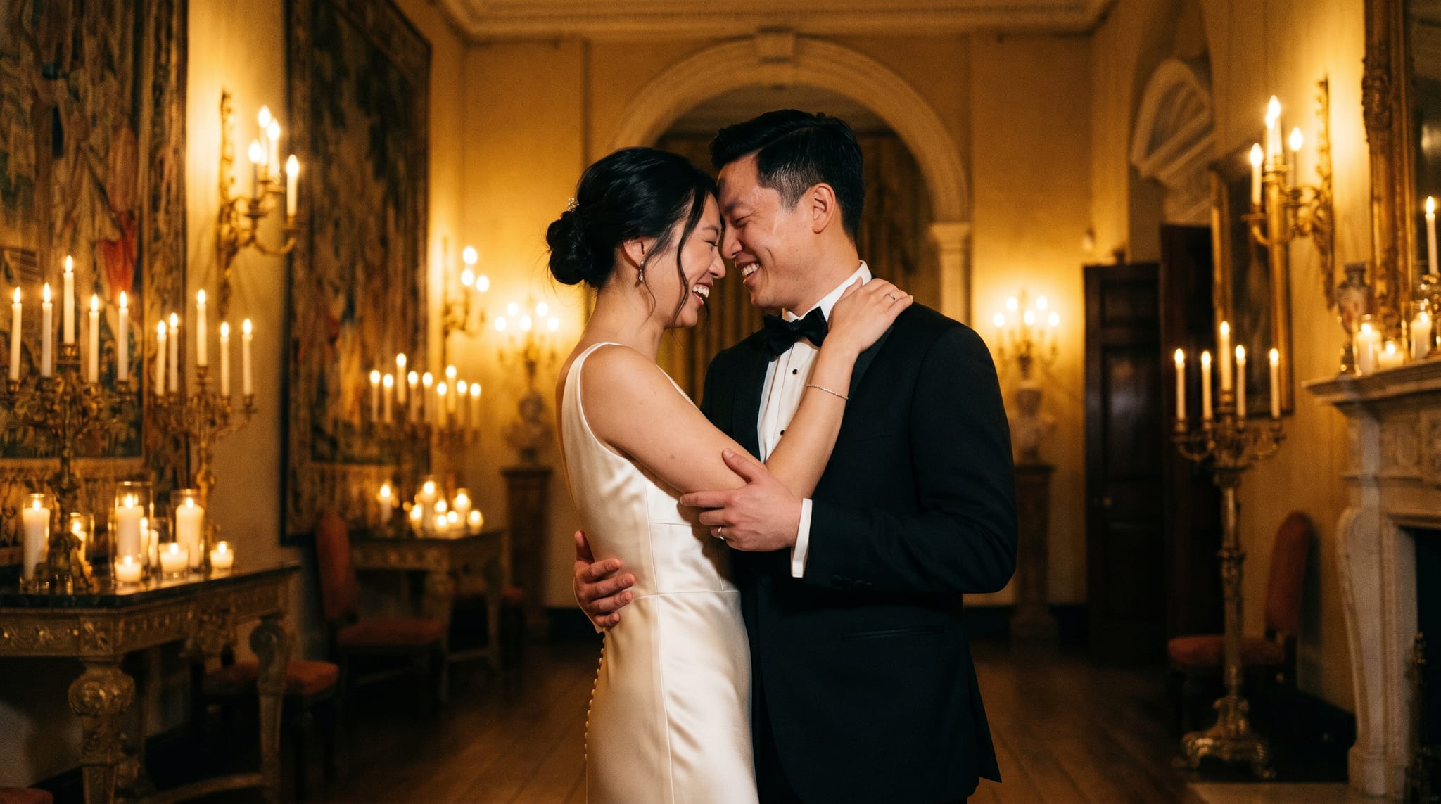 Luxury Black Tie RSVP theme preview